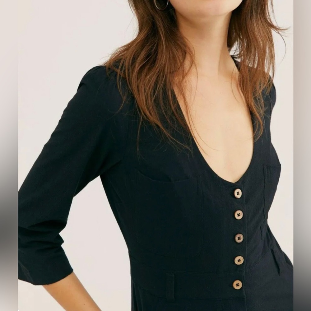 Free People Back Into It Jumpsuit (XS) - Picture 3 of 9